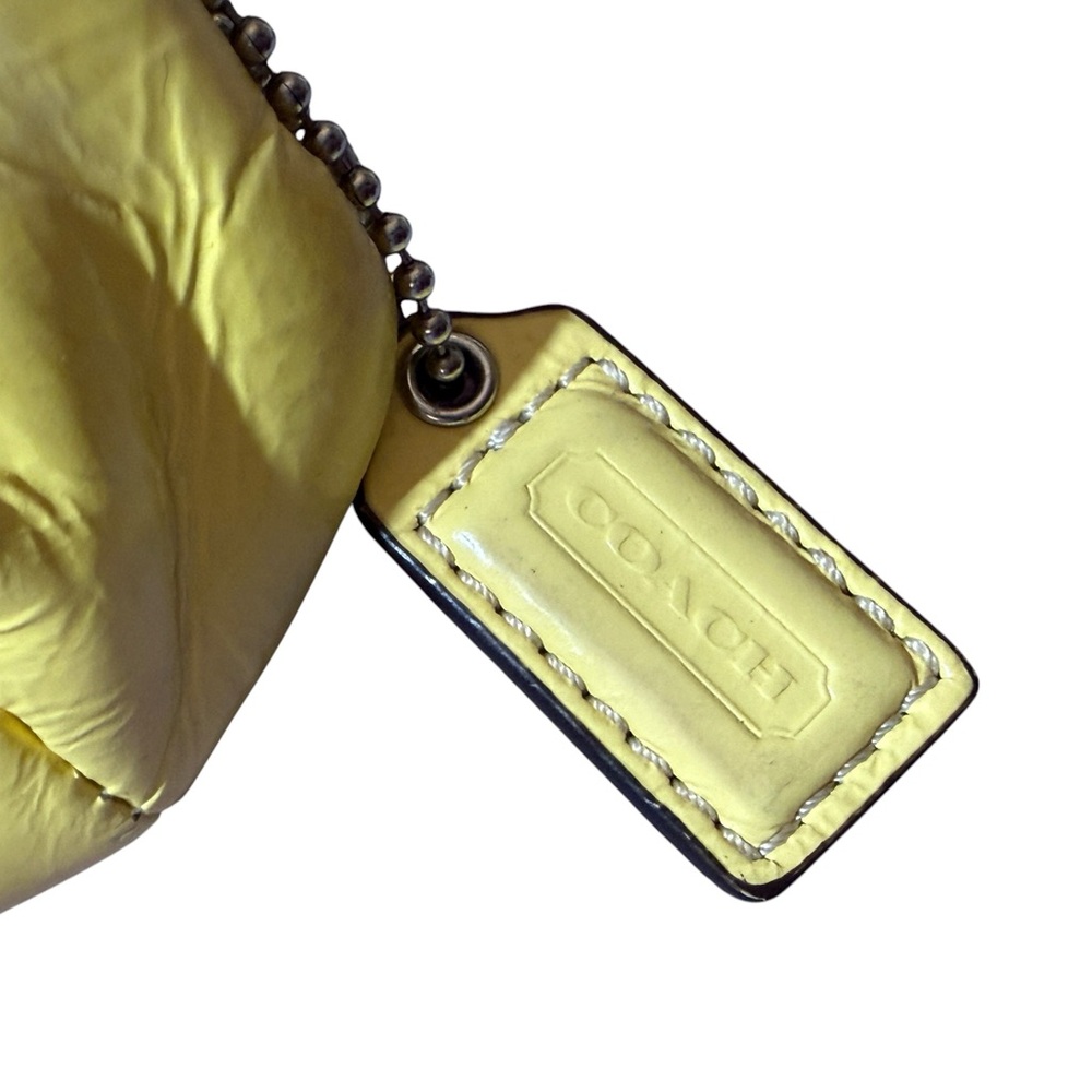 Yellow Leather Kiss-Lock Clutch Wallet - Picture 2 of 13